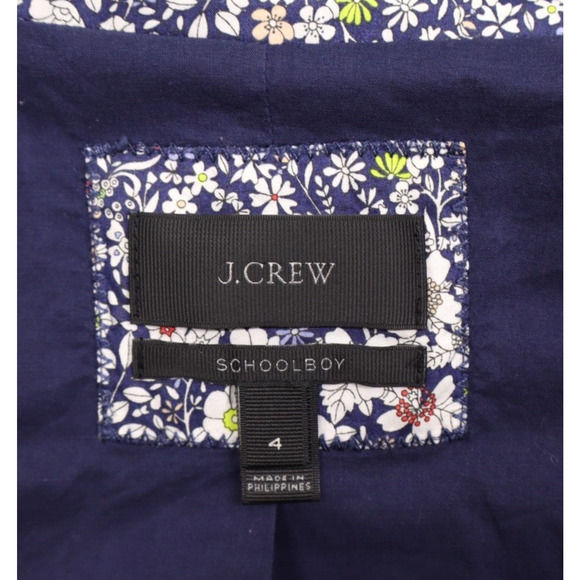 J. Crew Liberty London Women's Blazer June's Meadow Floral Schoolboy Sz 4 - Picture 6 of 10